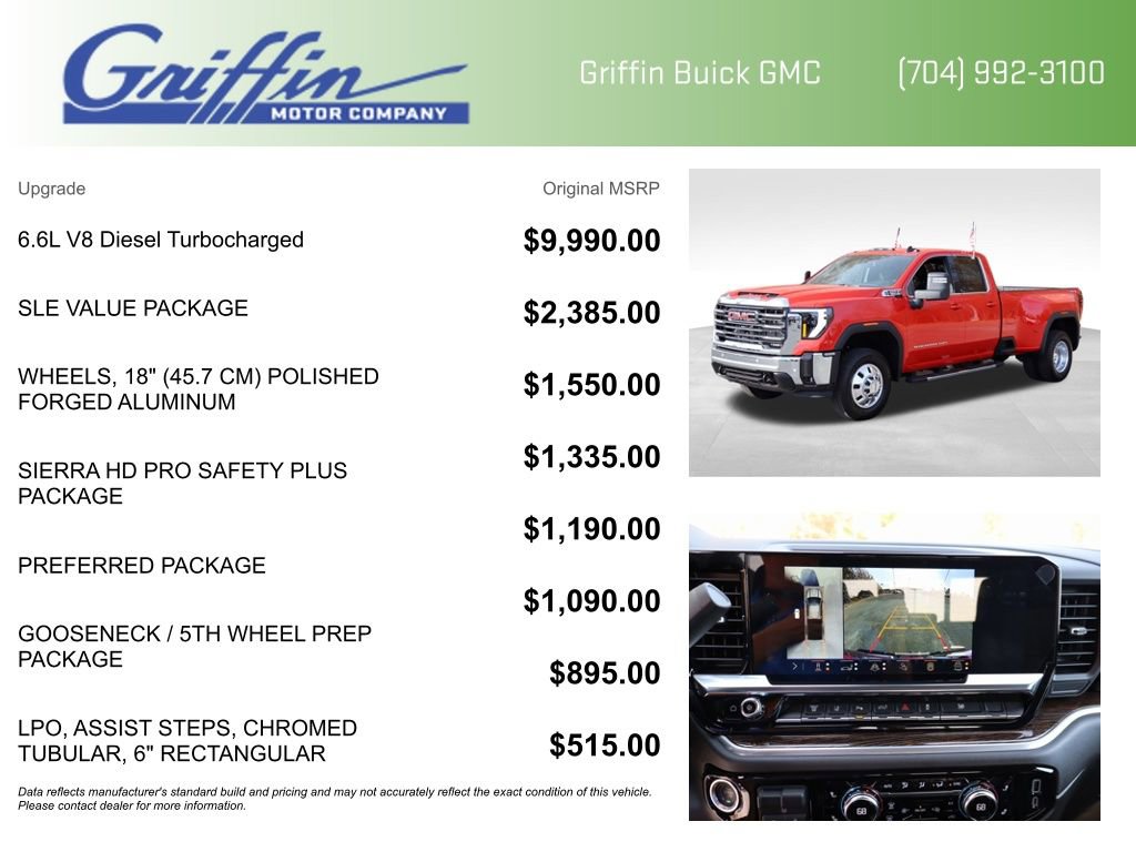 New 2026 GMC Sierra 3500 SLE w/ SLE Value Package AWD/4WD image 5