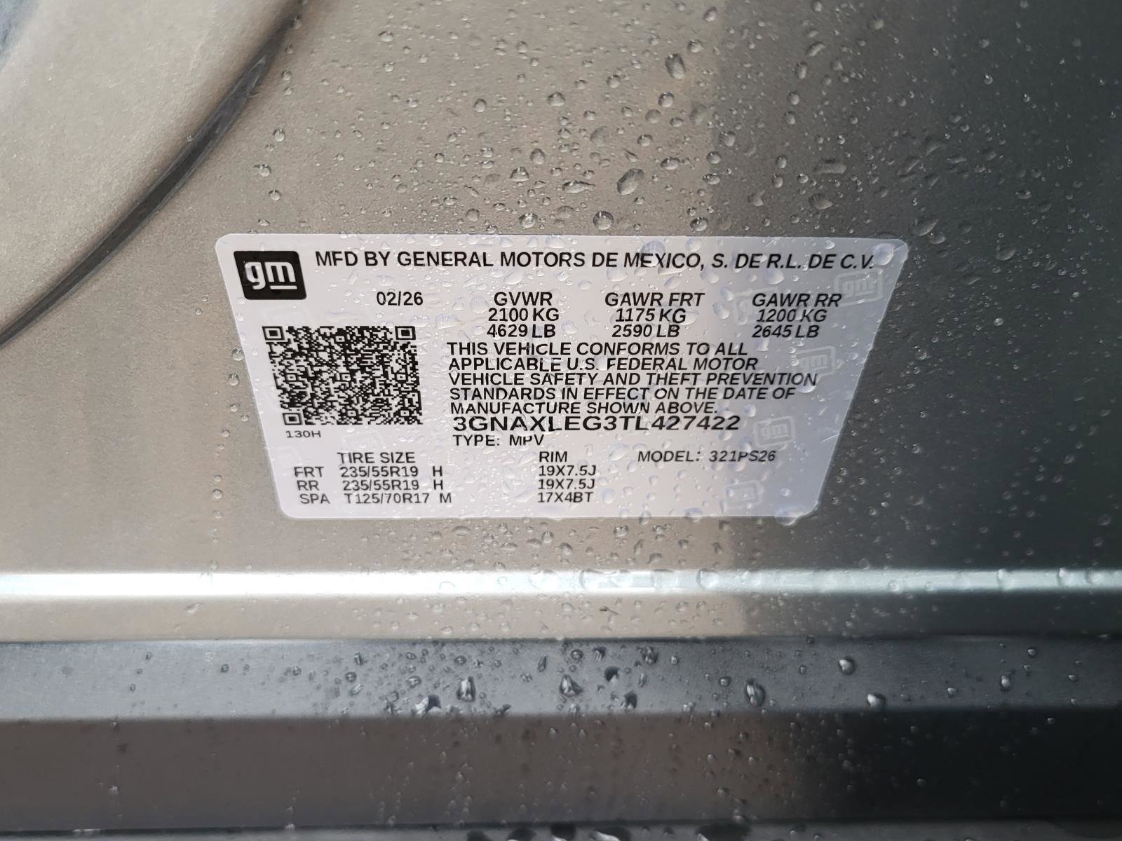 New 2026 Chevrolet Equinox RS image 21