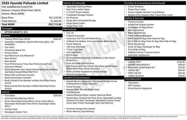 New 2026 Hyundai Palisade Limited image 4