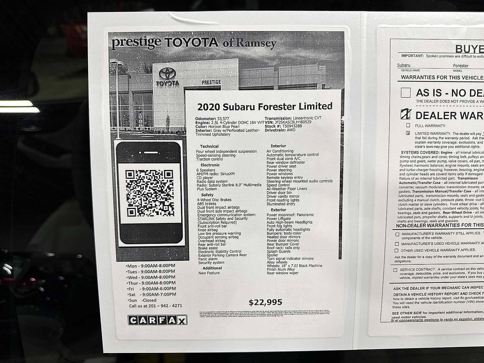 Used 2020 Subaru Forester Limited AWD/4WD image 13