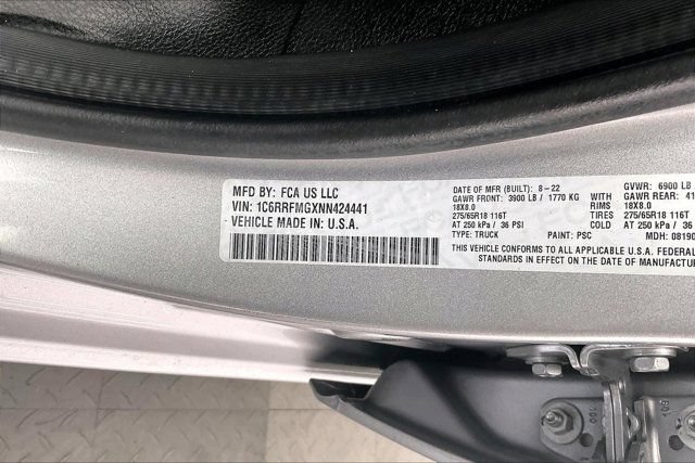 Used 2022 RAM 1500 Big Horn AWD/4WD image 34