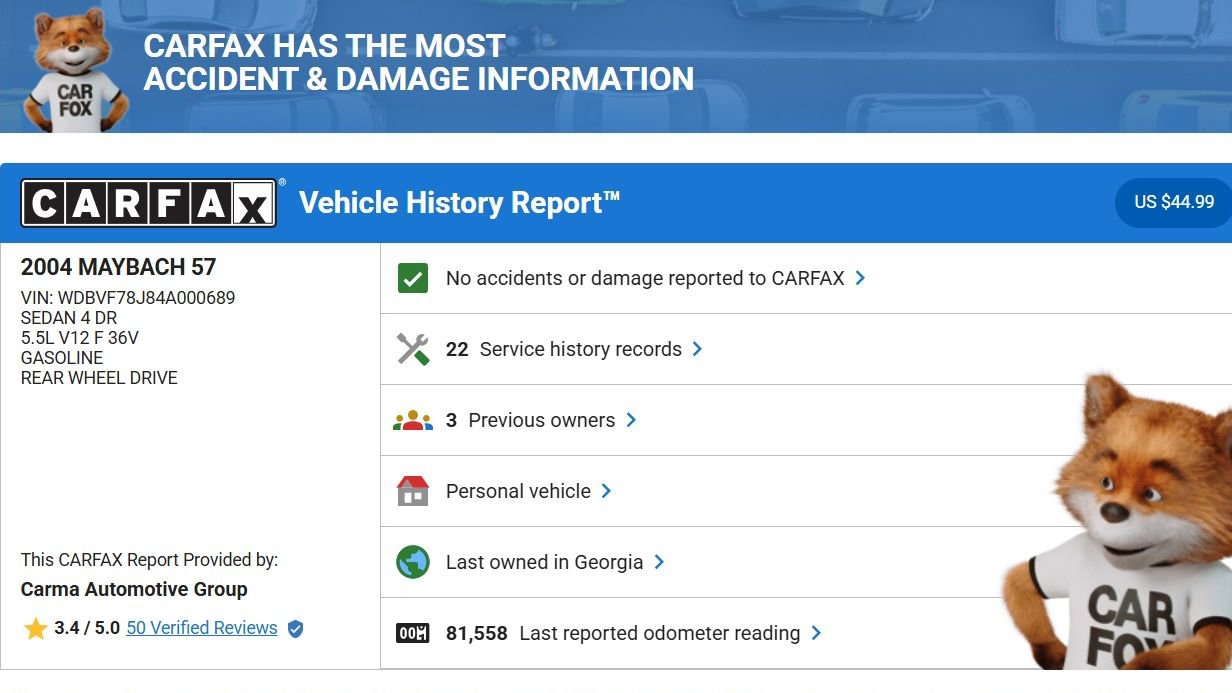 Used 2004 Maybach 57 image 91
