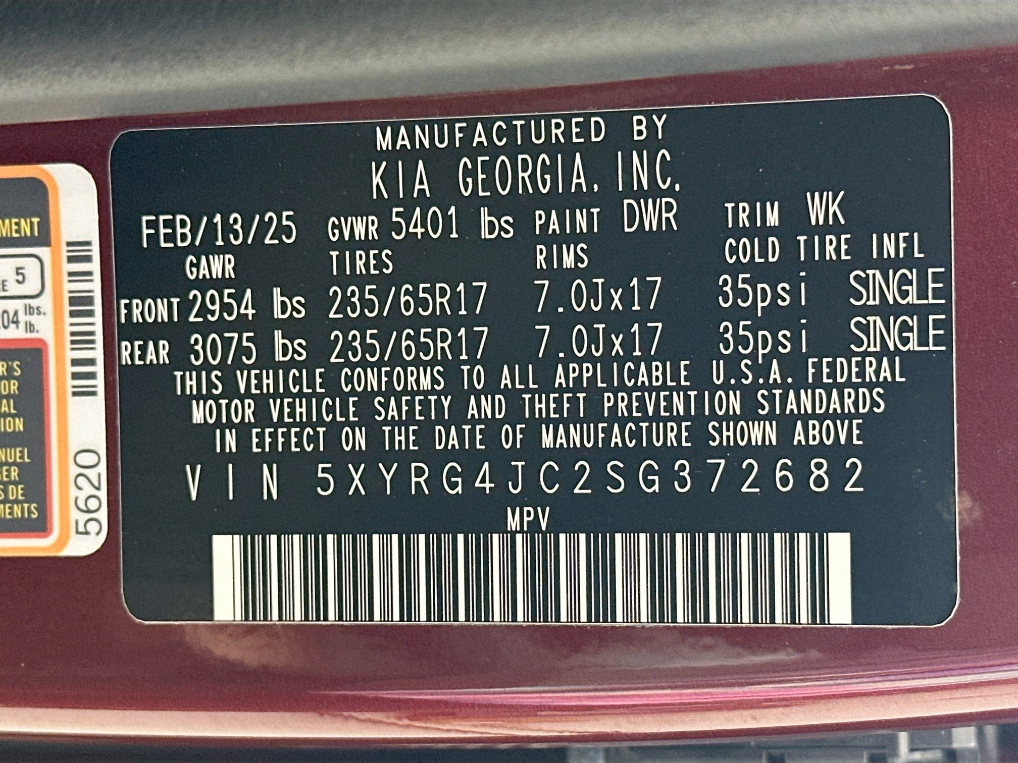 Used 2025 Kia Sorento LX image 30