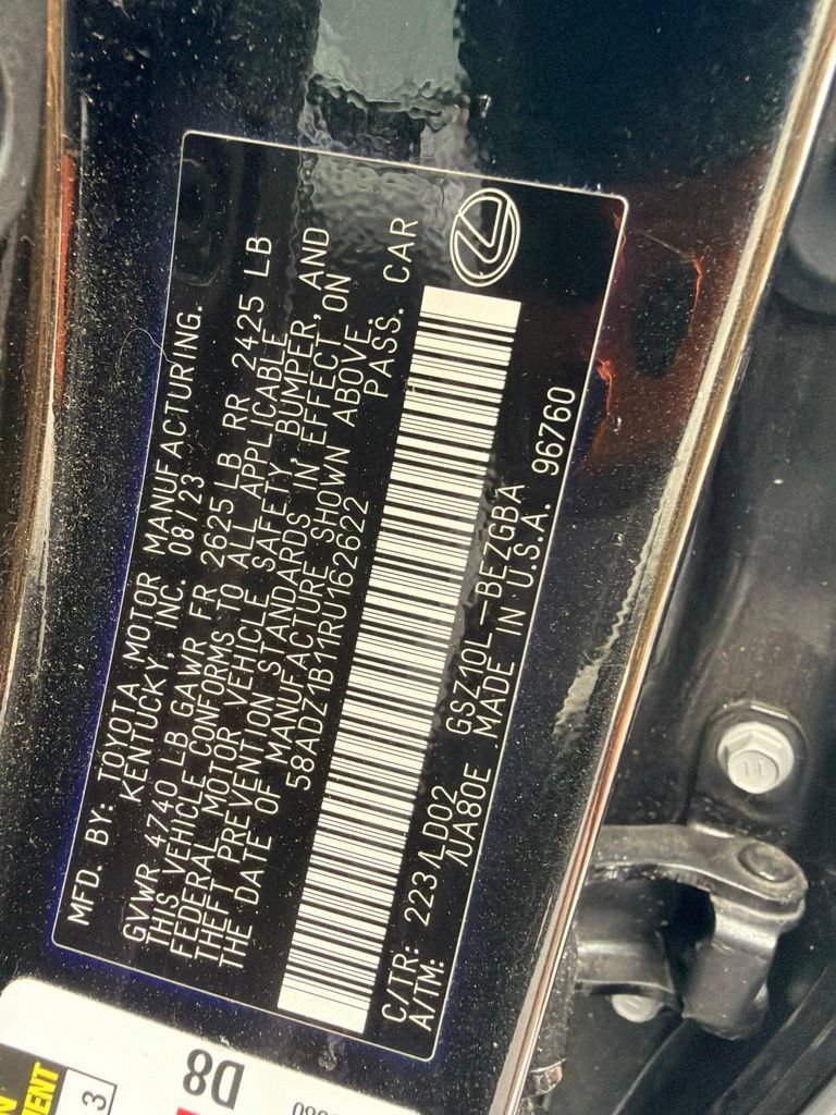 Used 2024 Lexus ES 350 w/ Premium Package FWD image 24