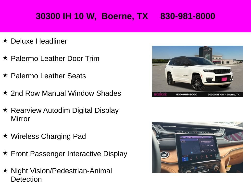 Used 2025 Jeep Grand Cherokee L Summit AWD/4WD image 36