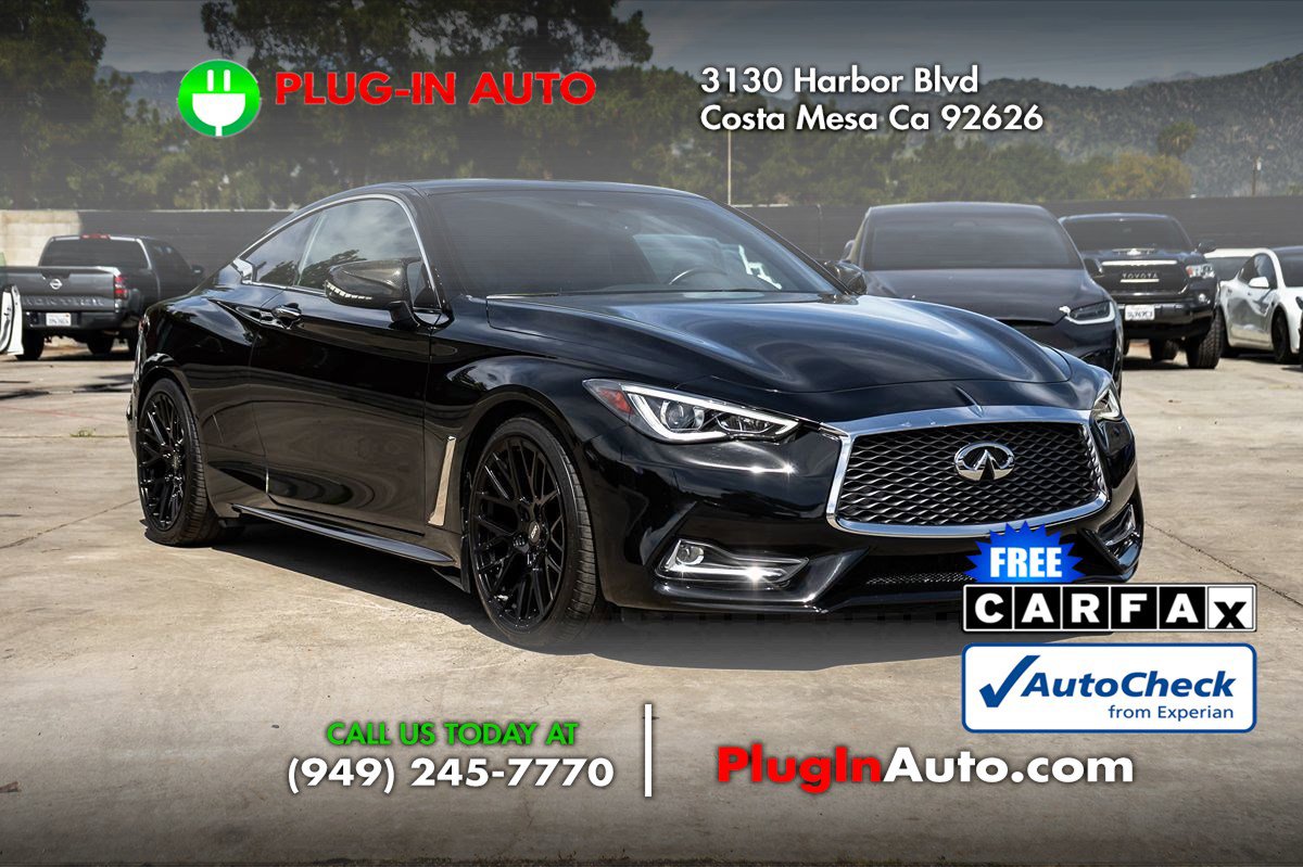 Used 2019 INFINITI Q60 3.0t Luxe RWD image 3