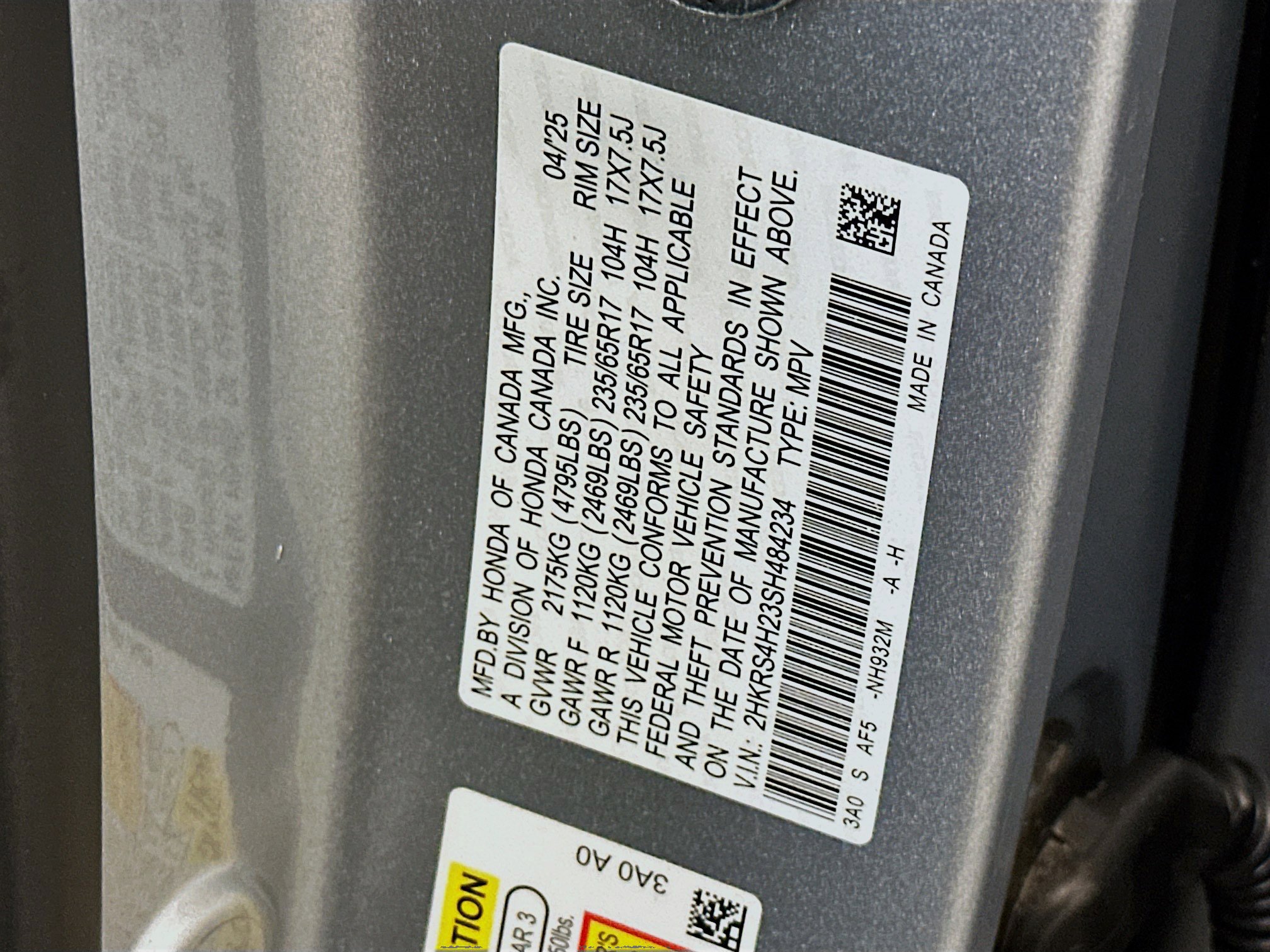 Used 2025 Honda CR-V LX image 12