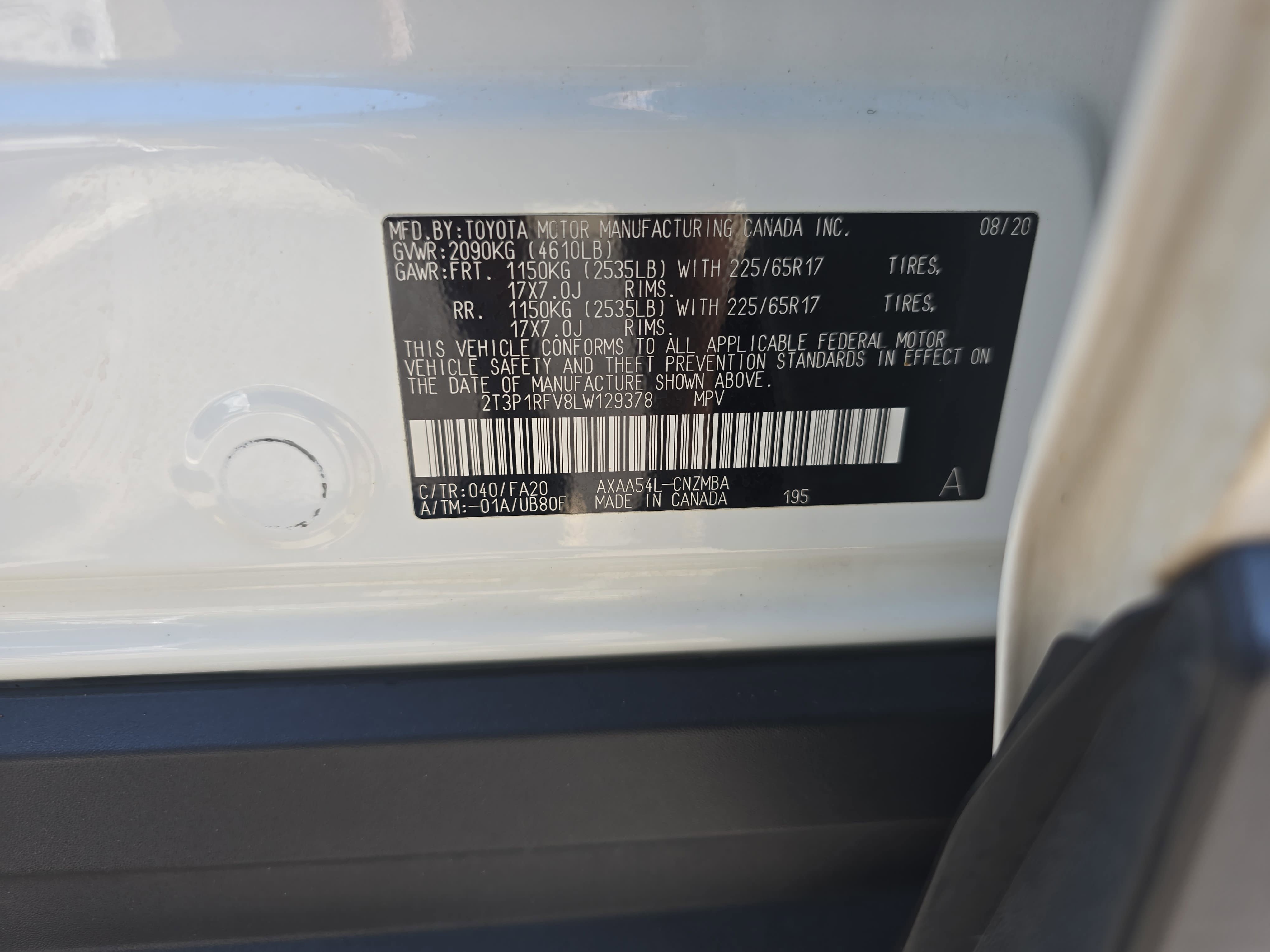 Used 2020 Toyota RAV4 XLE w/ Convenience Package AWD/4WD image 37