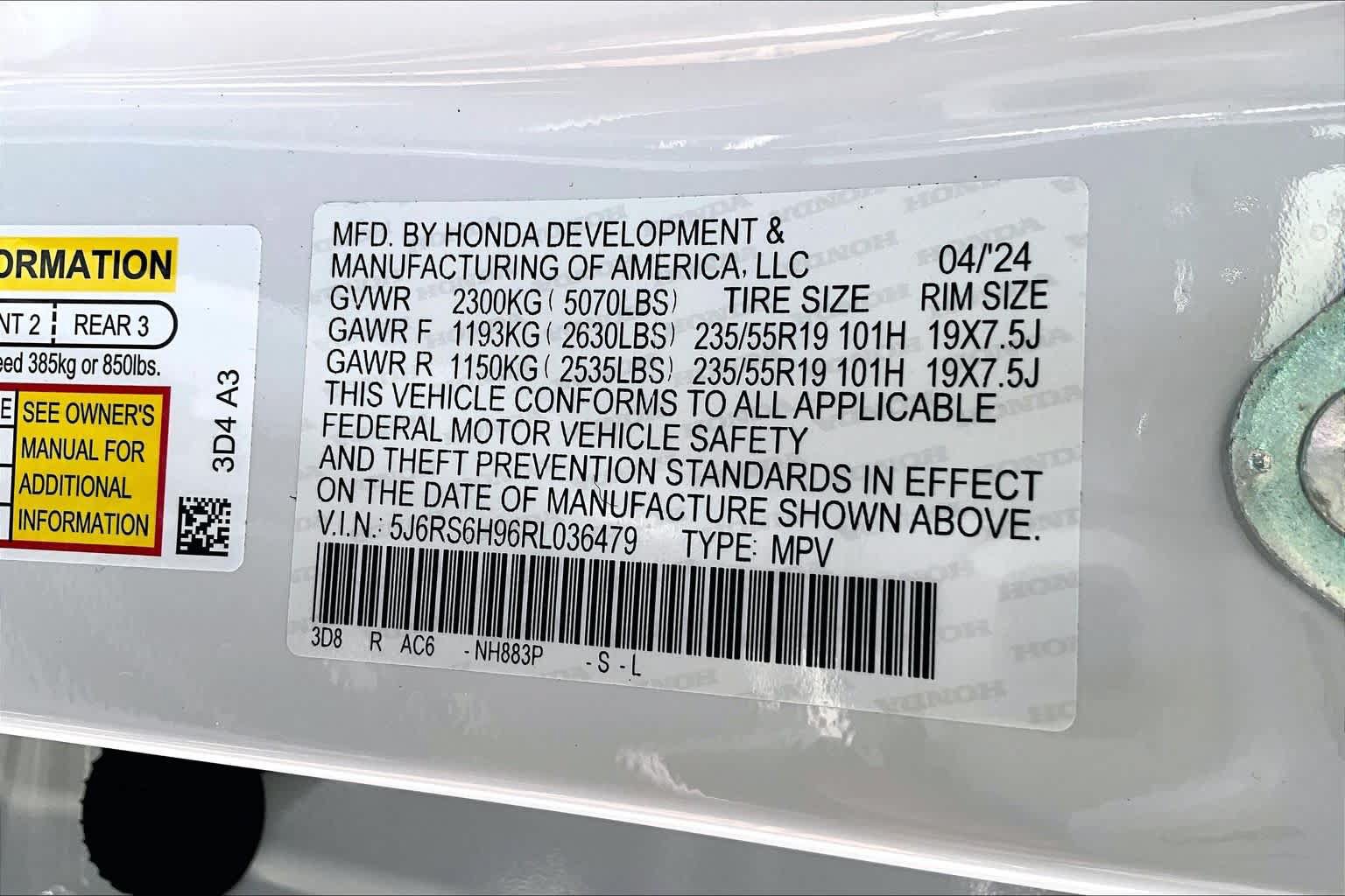 Certified 2024 Honda CR-V Sport Touring image 66