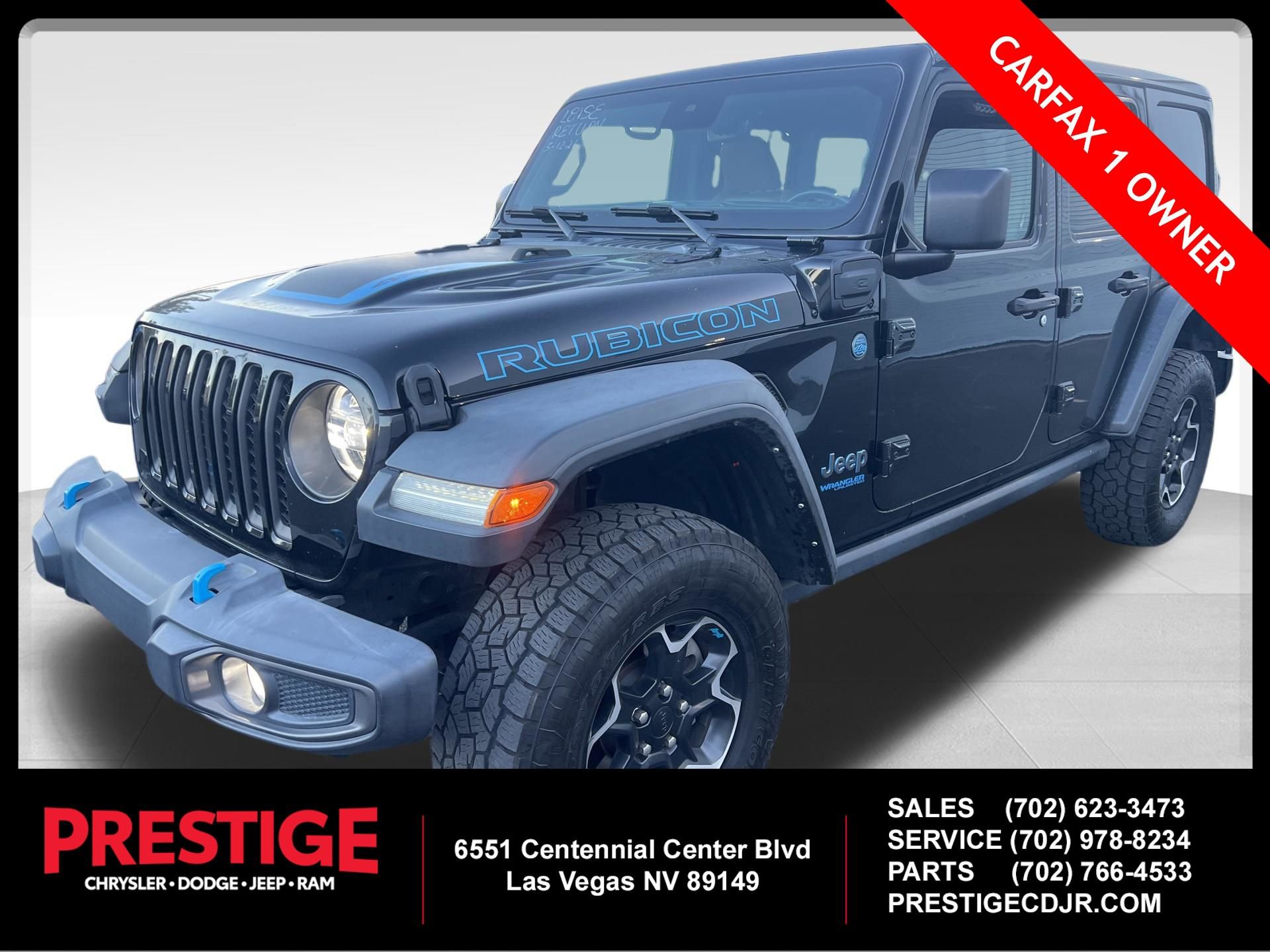 Used 2022 Jeep Wrangler Unlimited Rubicon 4xe AWD/4WD image 1