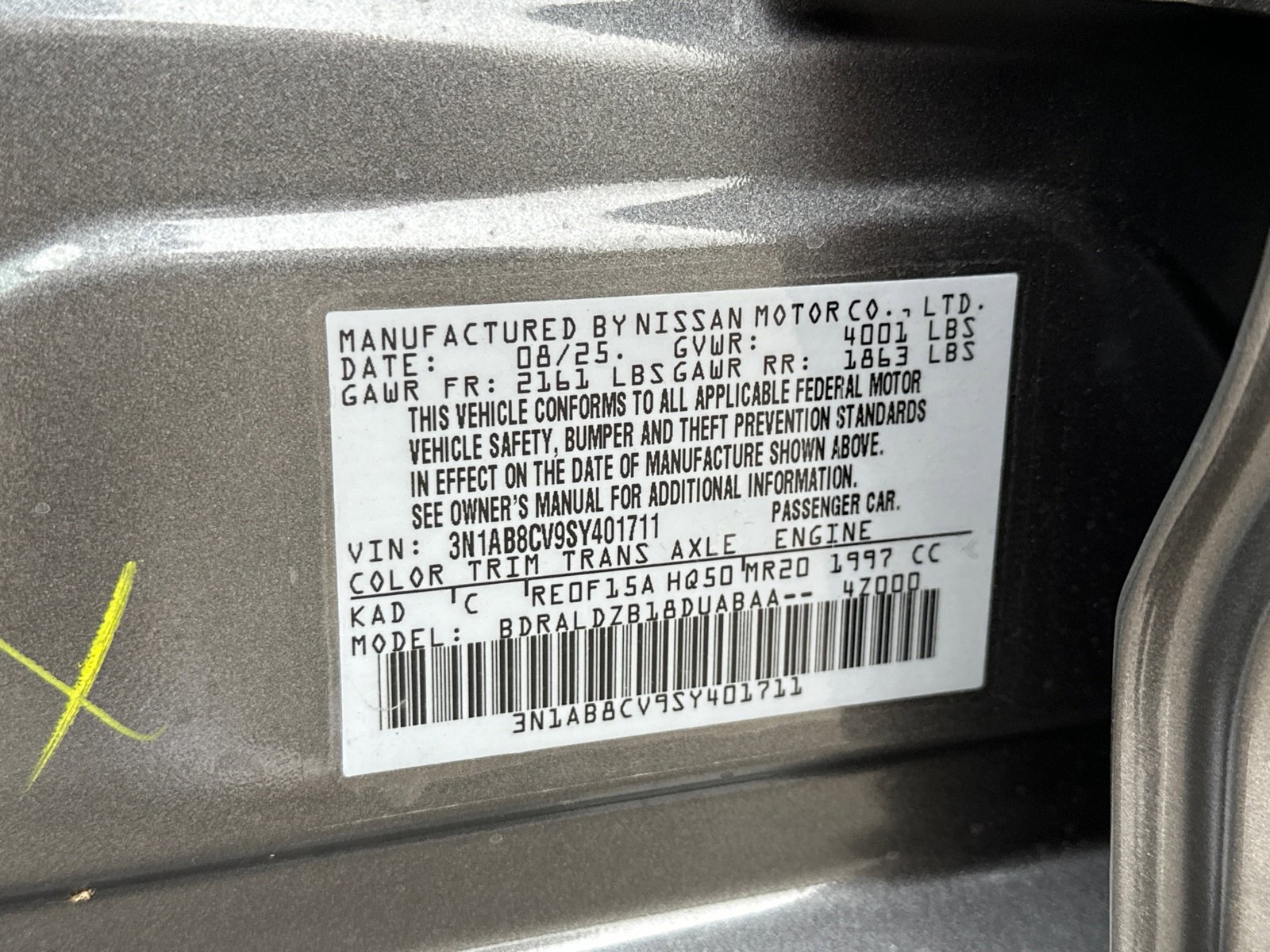 New 2025 Nissan Sentra SV w/ SV Premium Package image 34