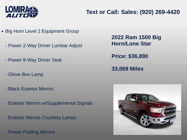 Used 2022 RAM 1500 Big Horn AWD/4WD image 21