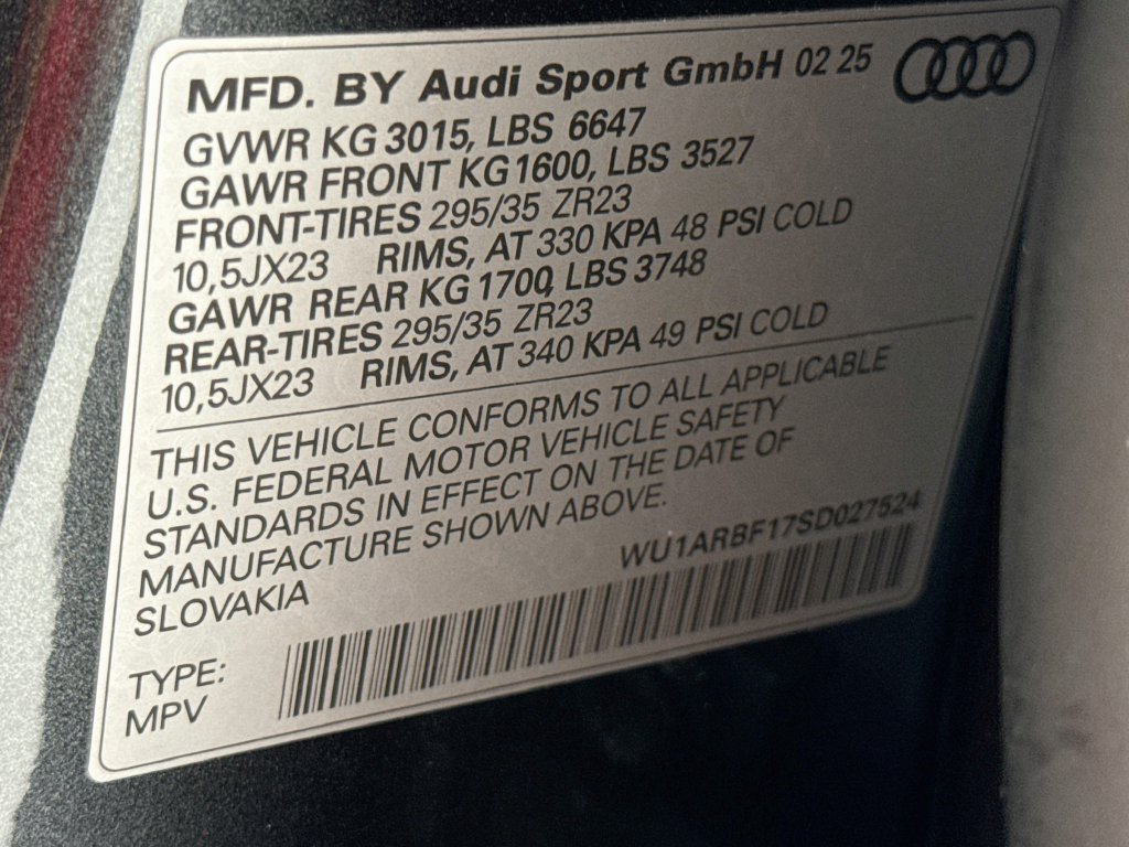 Used 2025 Audi RS Q8 performance AWD/4WD image 34