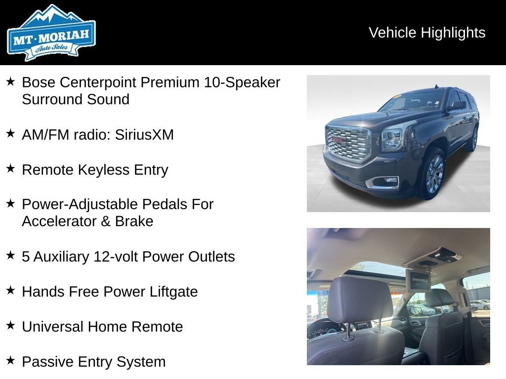 Used 2018 GMC Yukon Denali w/ Open Road Package image 24