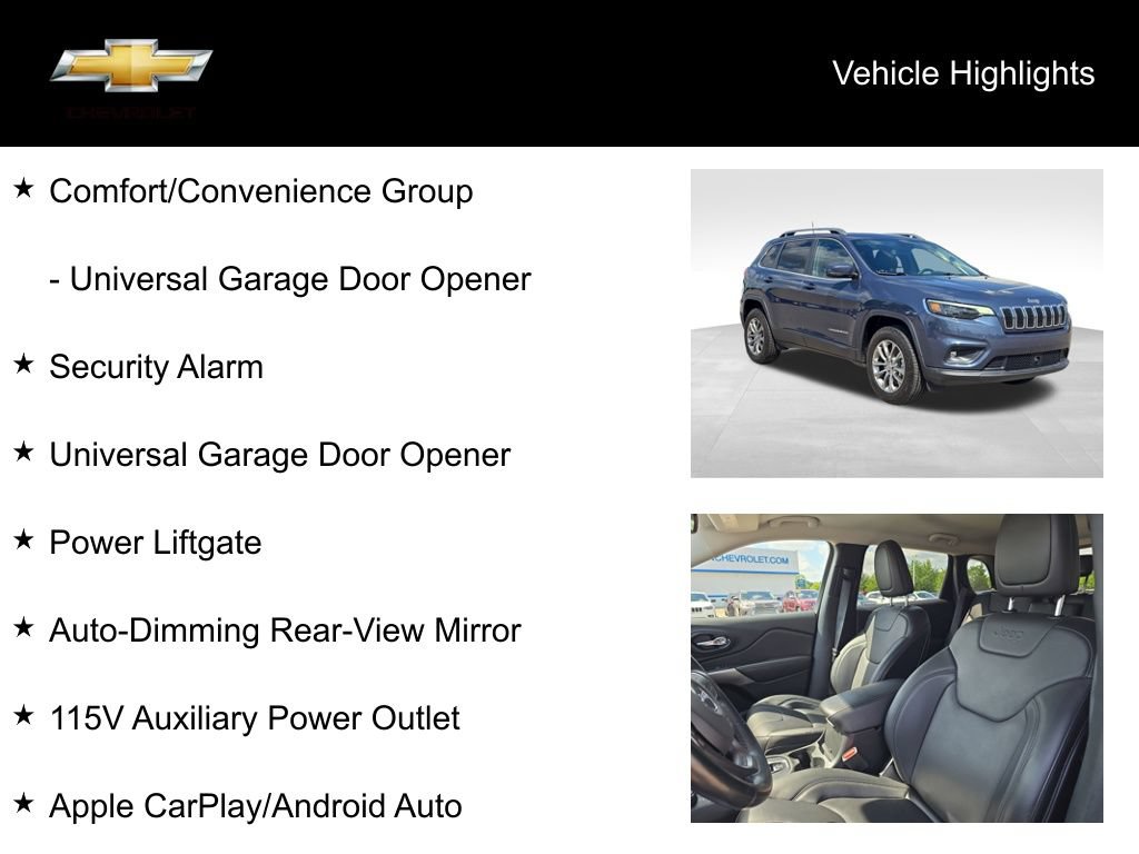 Used 2021 Jeep Cherokee Latitude Lux w/ Comfort/Convenience Group AWD/4WD image 20