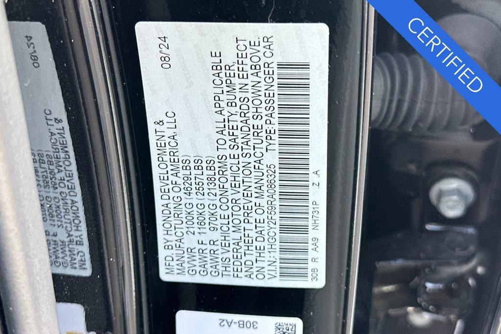 Certified 2024 Honda Accord Sport image 31
