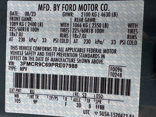 Certified 2023 Ford Bronco Sport Outer Banks w/ Tech Package AWD/4WD image 34