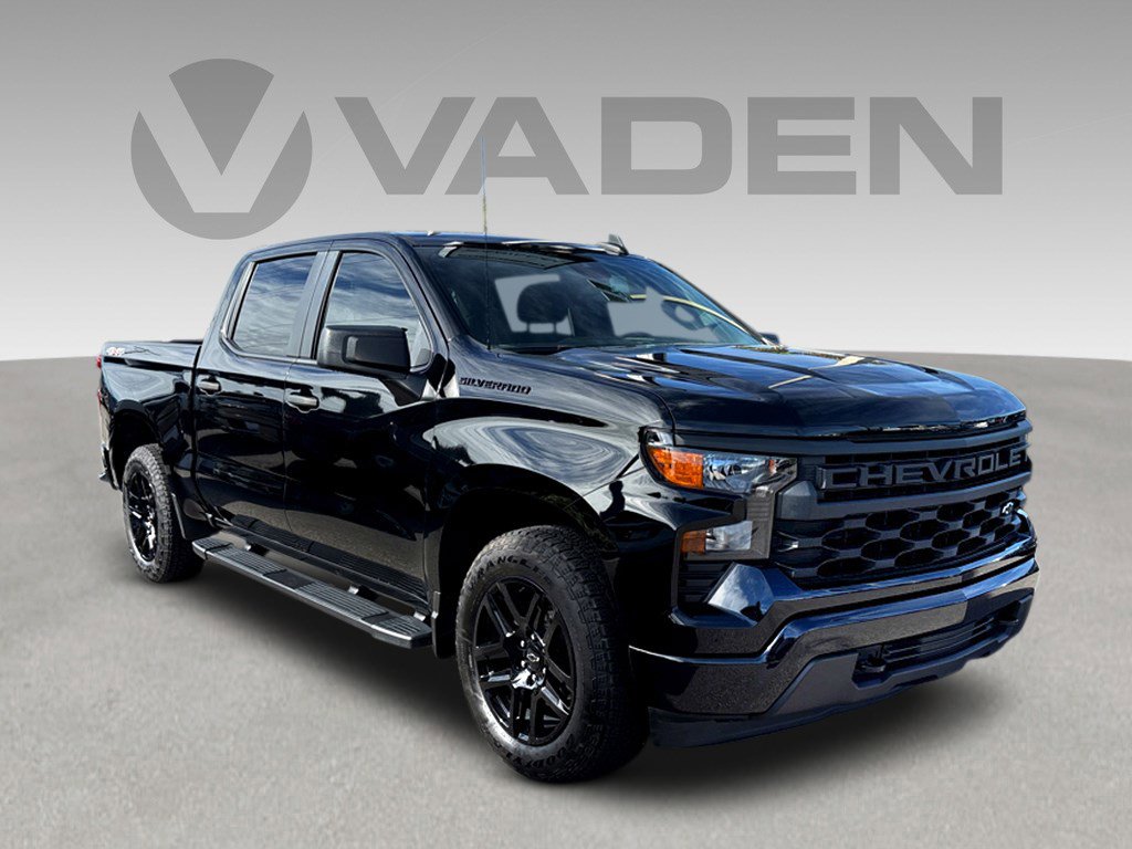 Used 2024 Chevrolet Silverado 1500 Custom w/ Turbomax Blackout Package