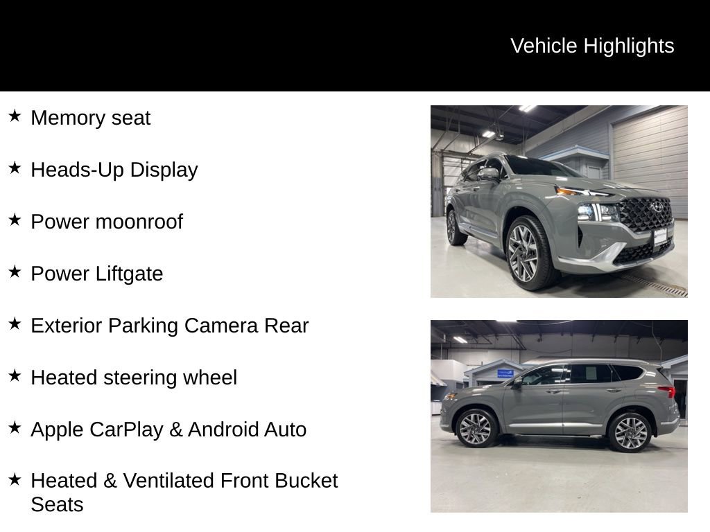 Used 2023 Hyundai Santa Fe Calligraphy image 3