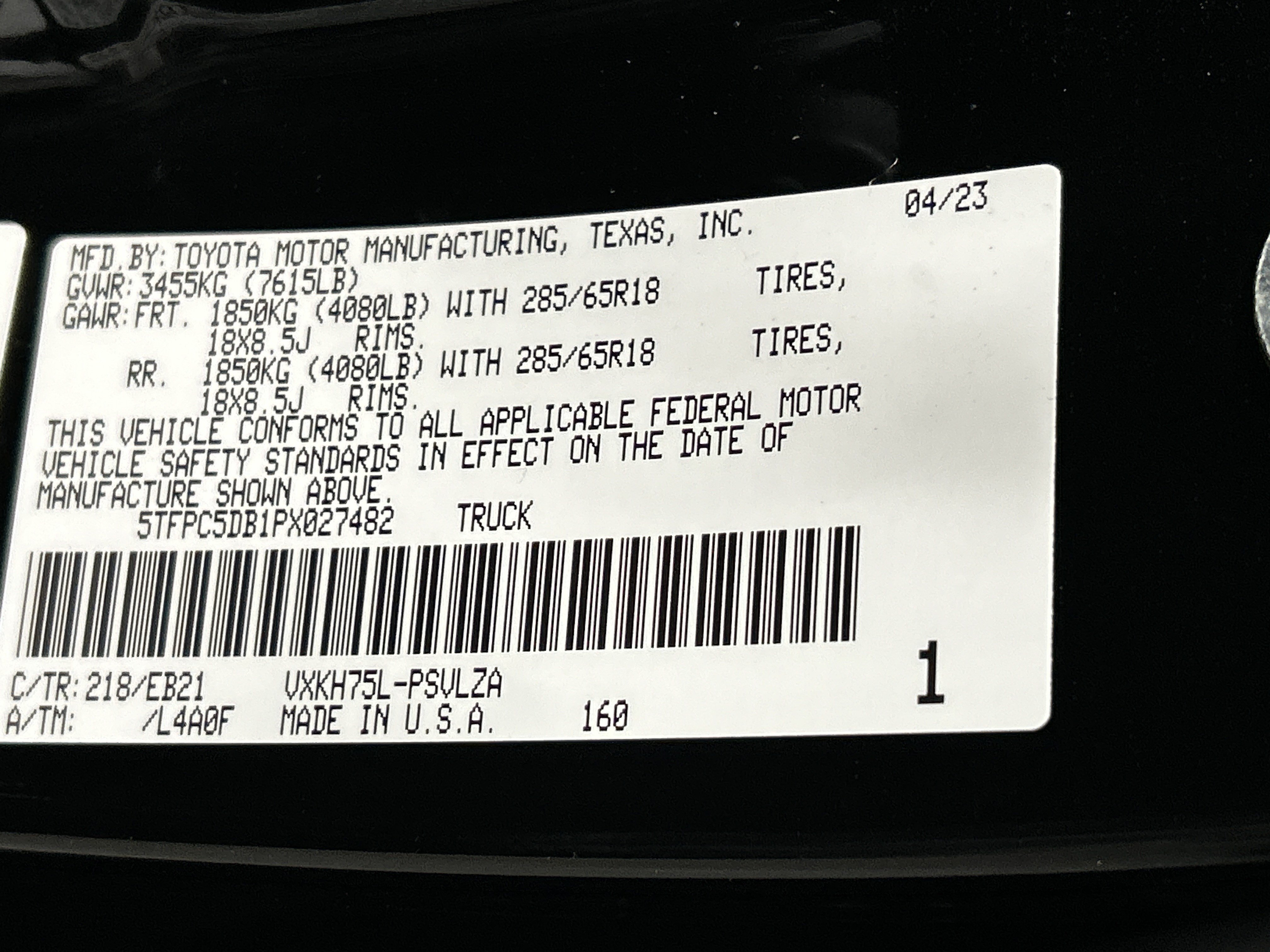 Used 2023 Toyota Tundra TRD Pro AWD/4WD image 36
