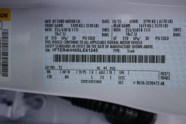 New 2025 Ford Ranger XLT w/ Technology Package image 27