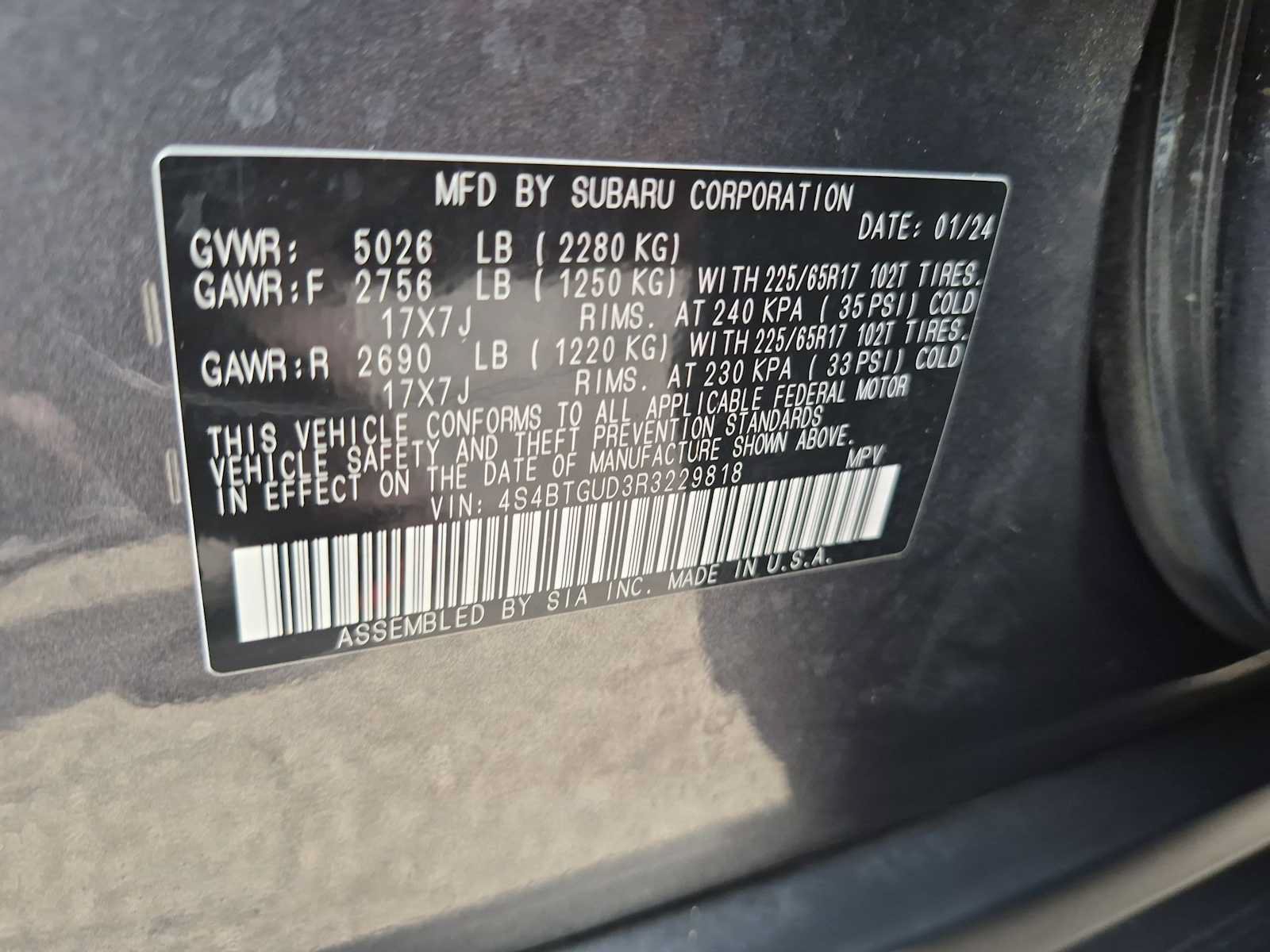 Used 2024 Subaru Outback Wilderness AWD/4WD image 34