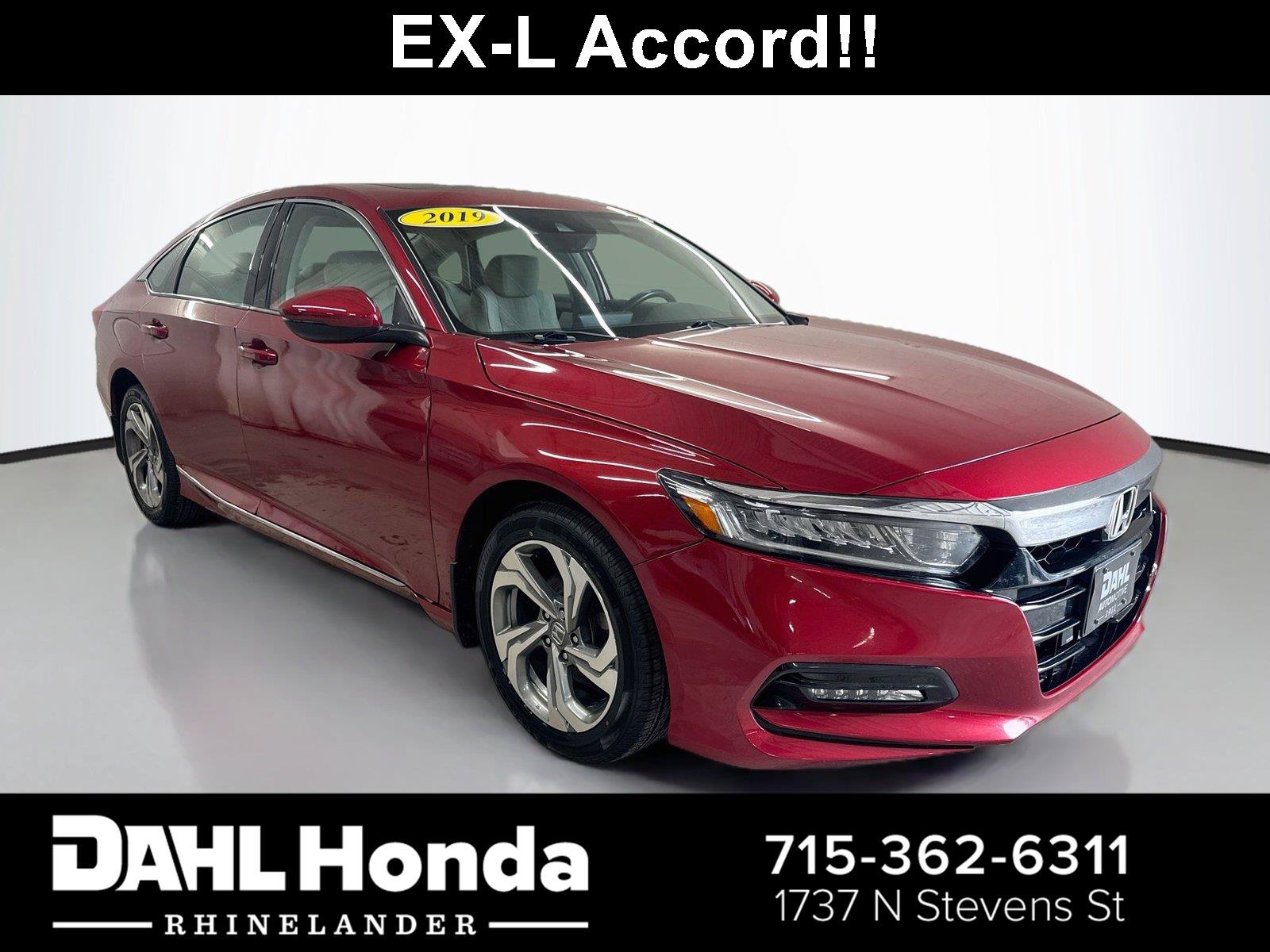 Used 2019 Honda Accord EX-L