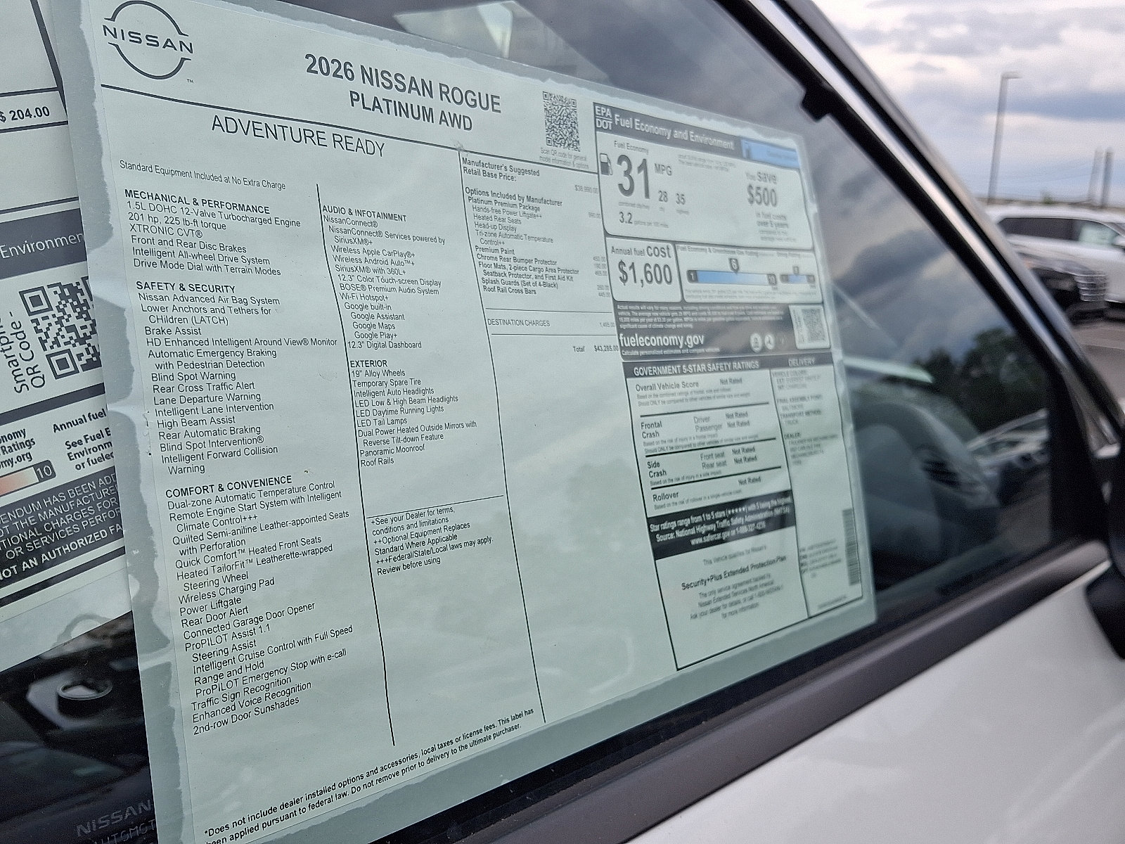 New 2026 Nissan Rogue Platinum image 11