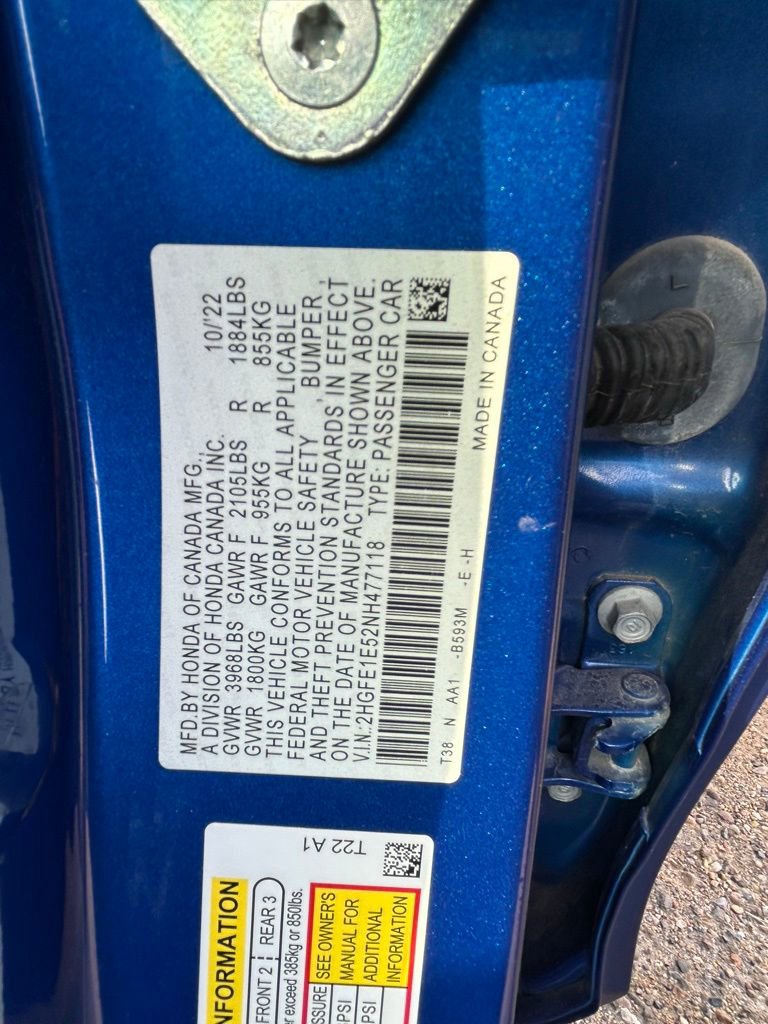 Used 2022 Honda Civic Si image 10