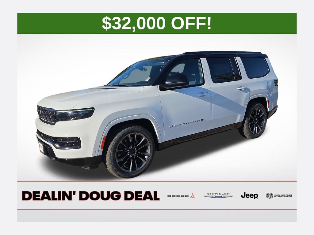 New 2025 Jeep Grand Wagoneer Series II Obsidian w/ Quick Order Packagew 28T