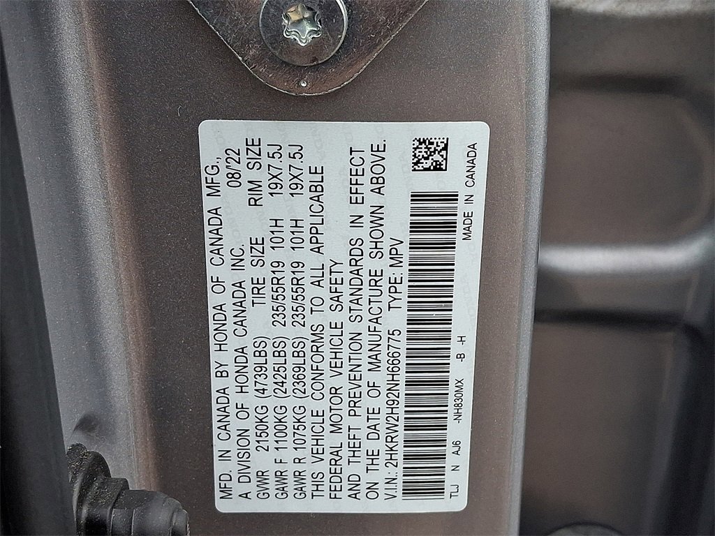 Used 2022 Honda CR-V Touring image 28
