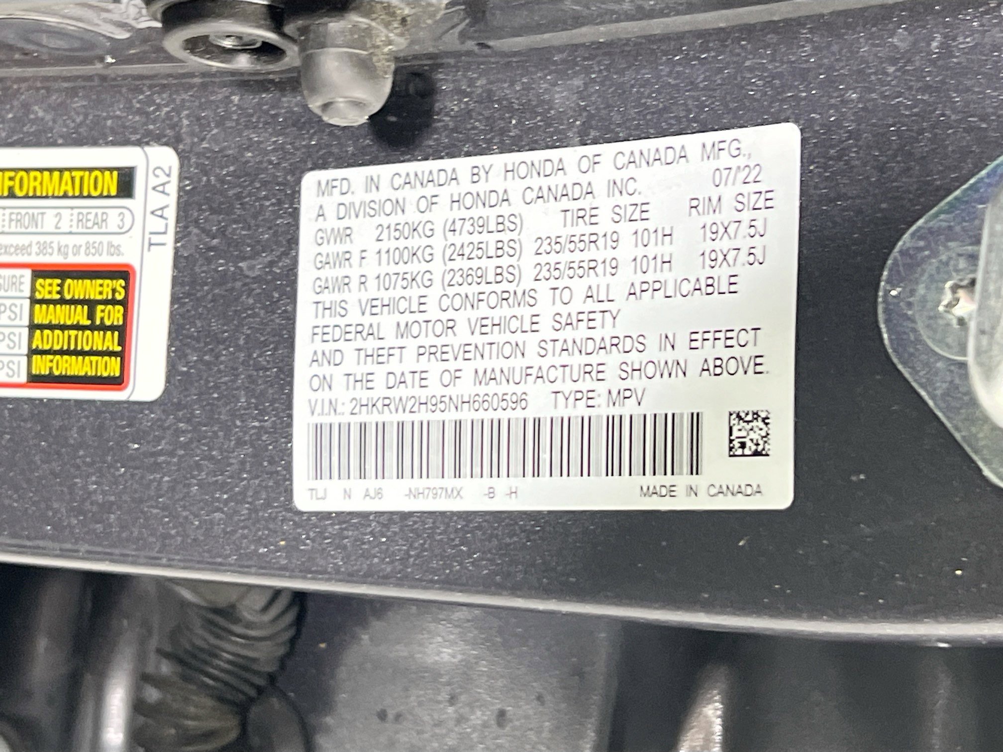 Used 2022 Honda CR-V Touring image 32