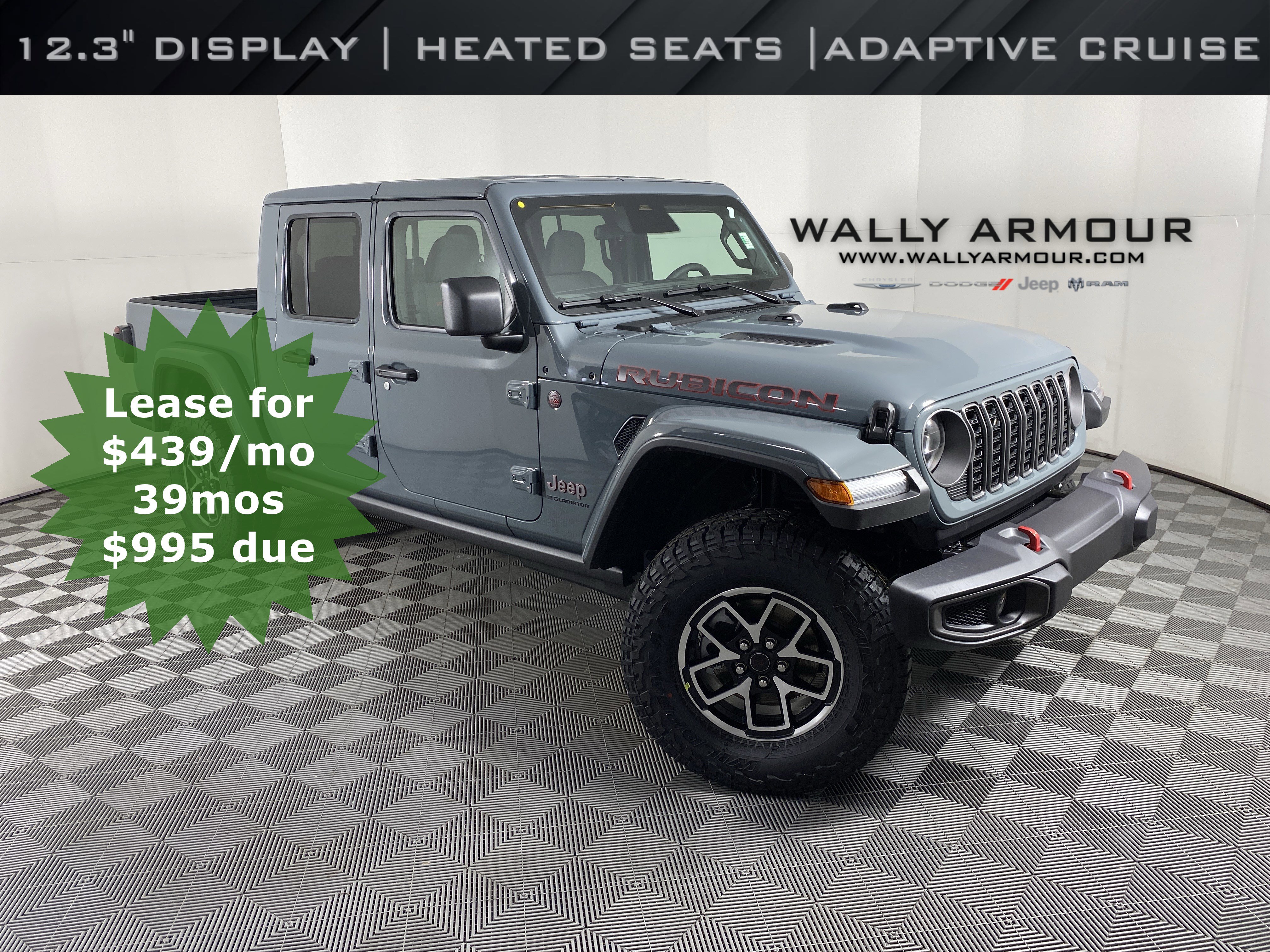 New 2026 Jeep Gladiator Rubicon w/ Steel Power Dome Hood Package image 1
