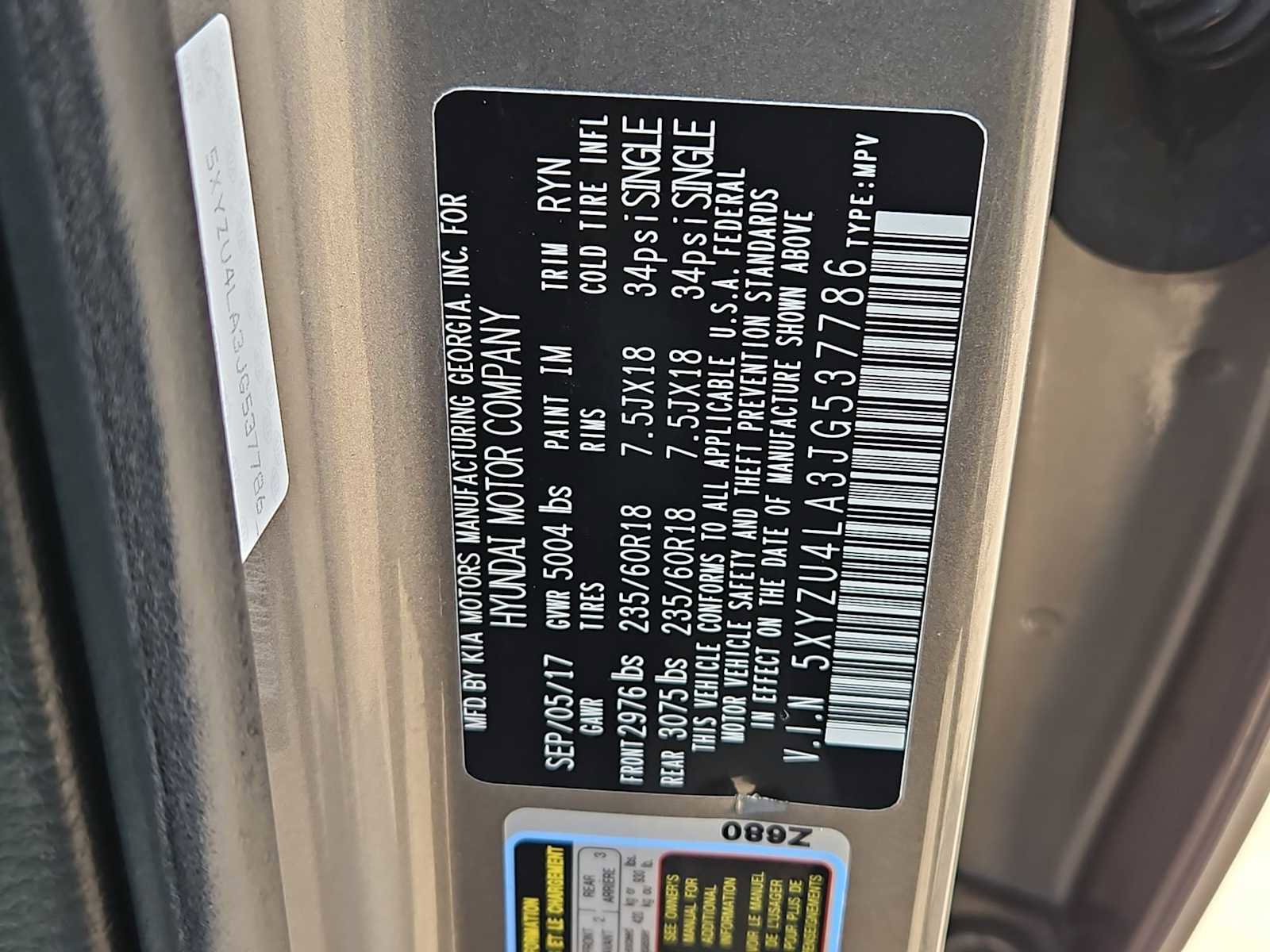 Used 2018 Hyundai Santa Fe Sport 2.0T w/ Cargo Package image 35