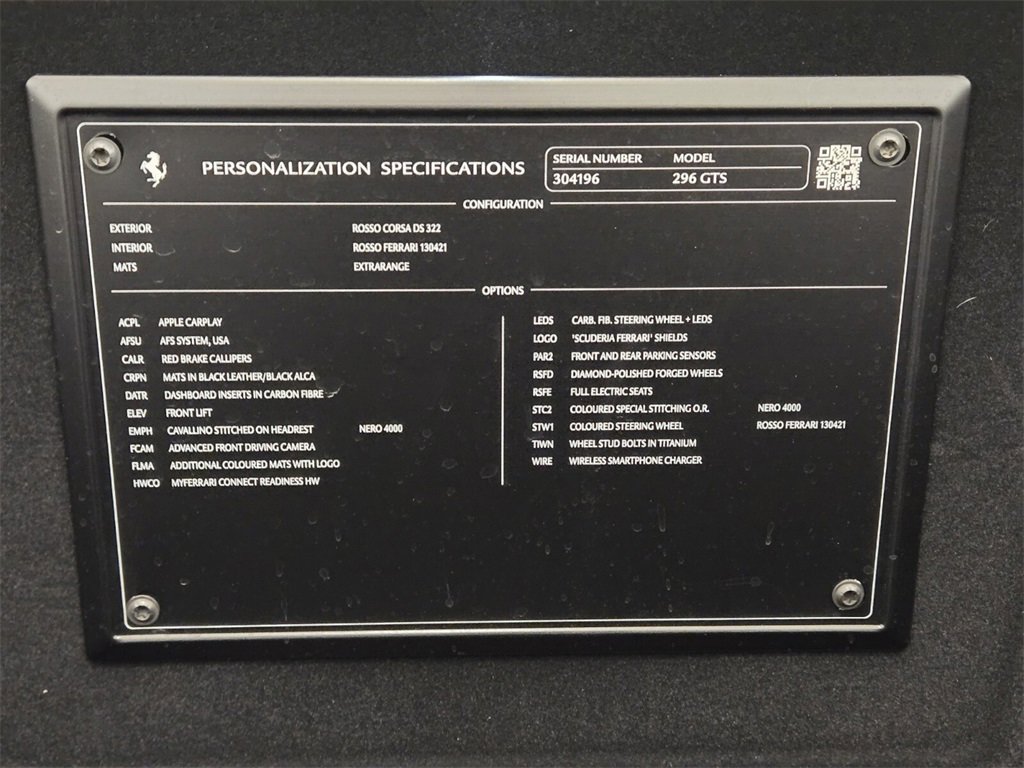 Used 2024 Ferrari 296 GTS image 28