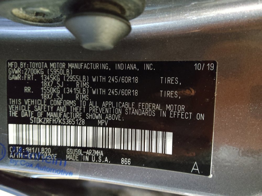 Used 2019 Toyota Highlander XLE FWD image 33
