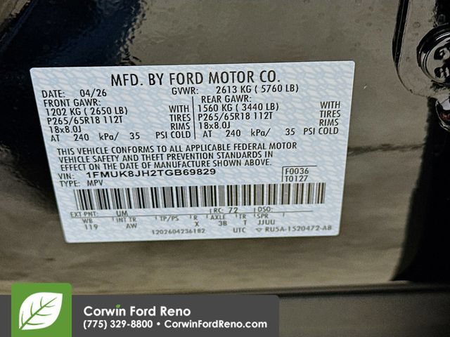 New 2026 Ford Explorer Tremor w/ Tremor Convenience Package AWD/4WD image 34