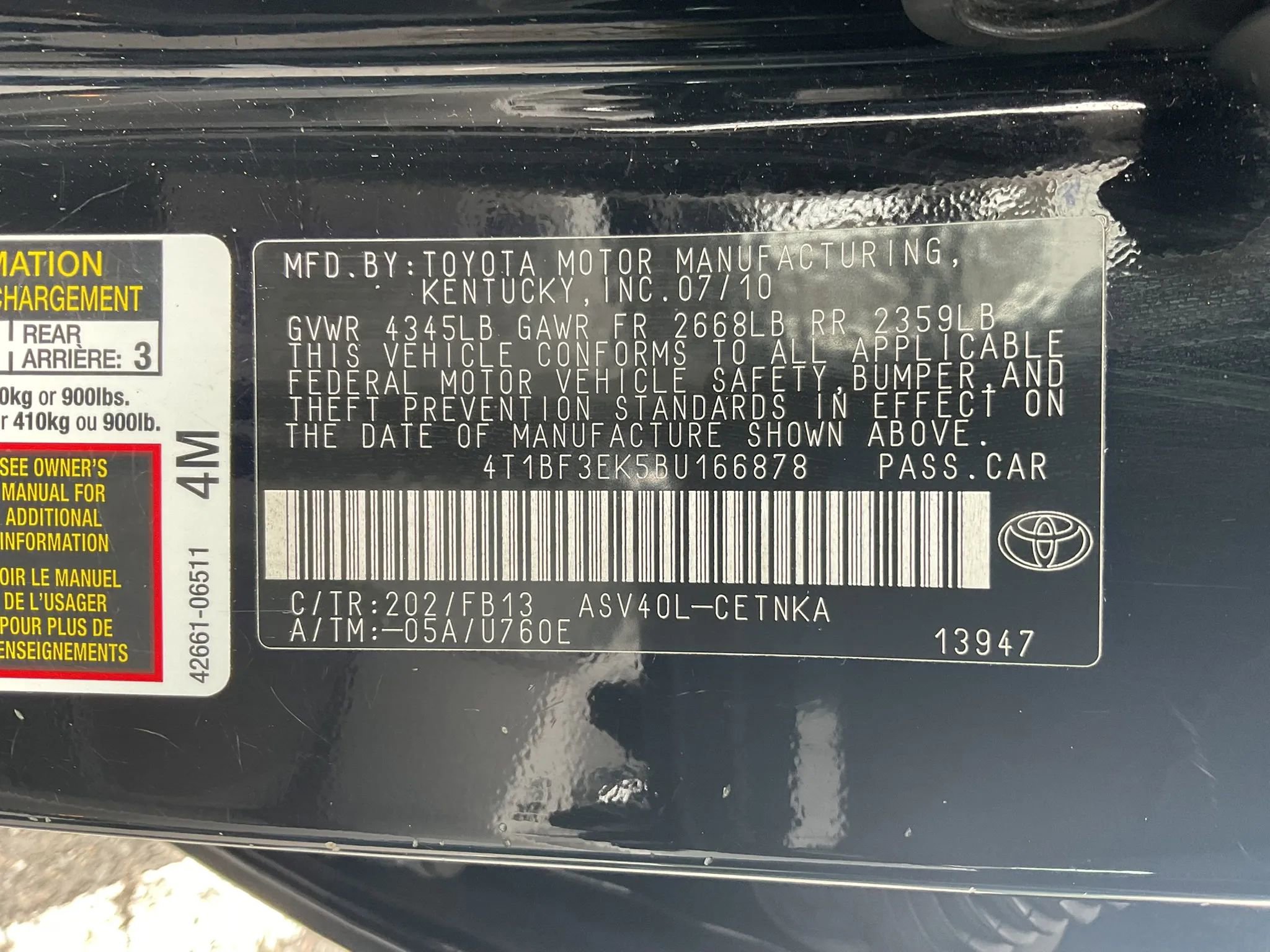 Used 2011 Toyota Camry LE image 21