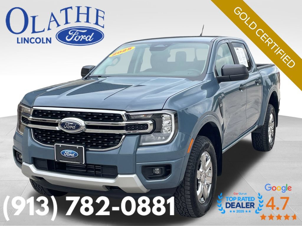 Certified 2025 Ford Ranger XLT w/ Chrome Accent Package AWD/4WD 360° Tour
