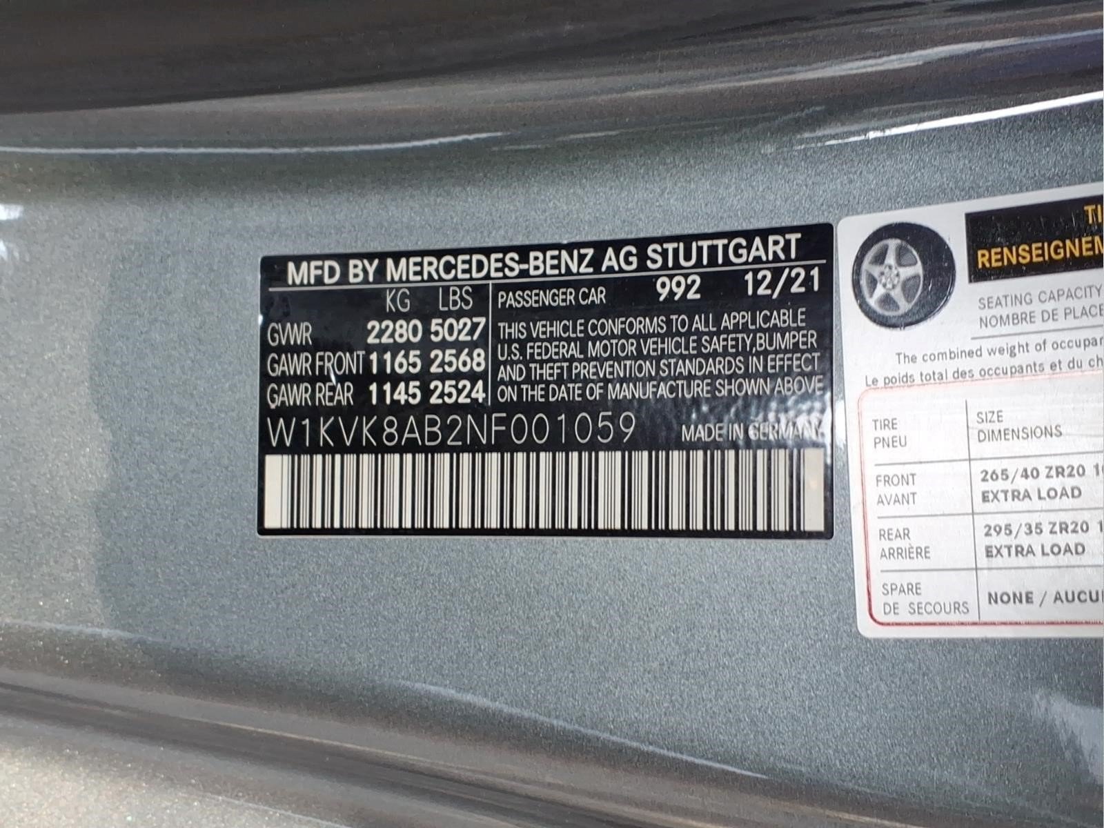 Certified 2022 Mercedes-Benz SL 55 AMG 4MATIC image 27