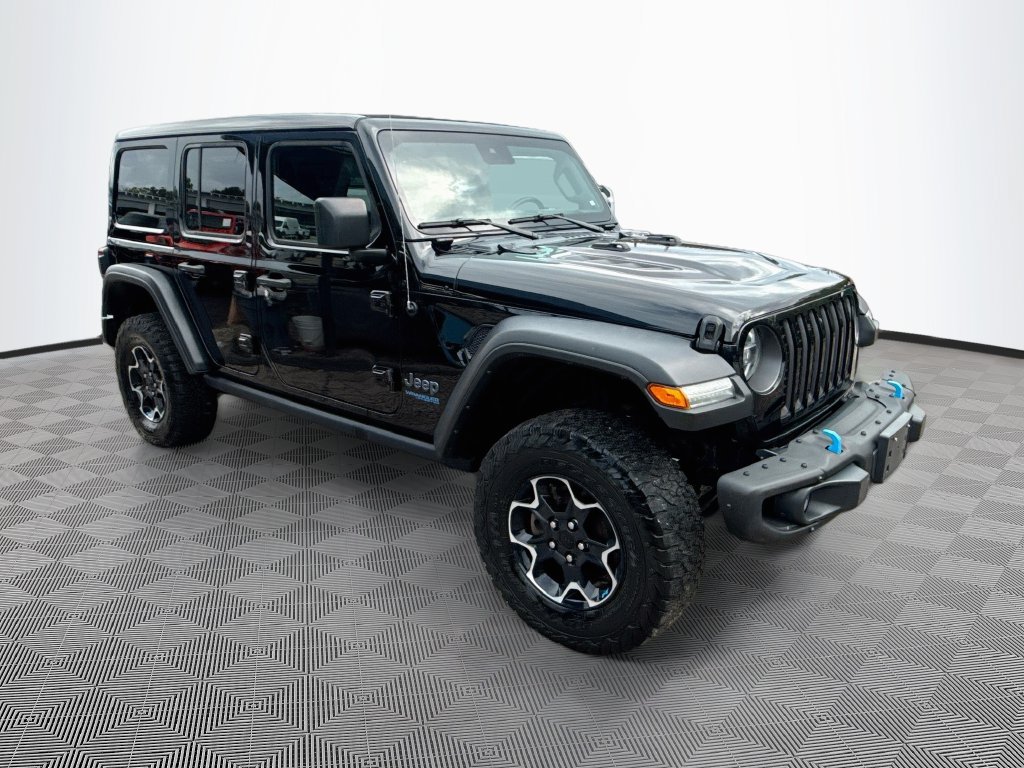 Used 2022 Jeep Wrangler Unlimited Rubicon 4xe w/ Steel Bumper Group AWD/4WD image 4