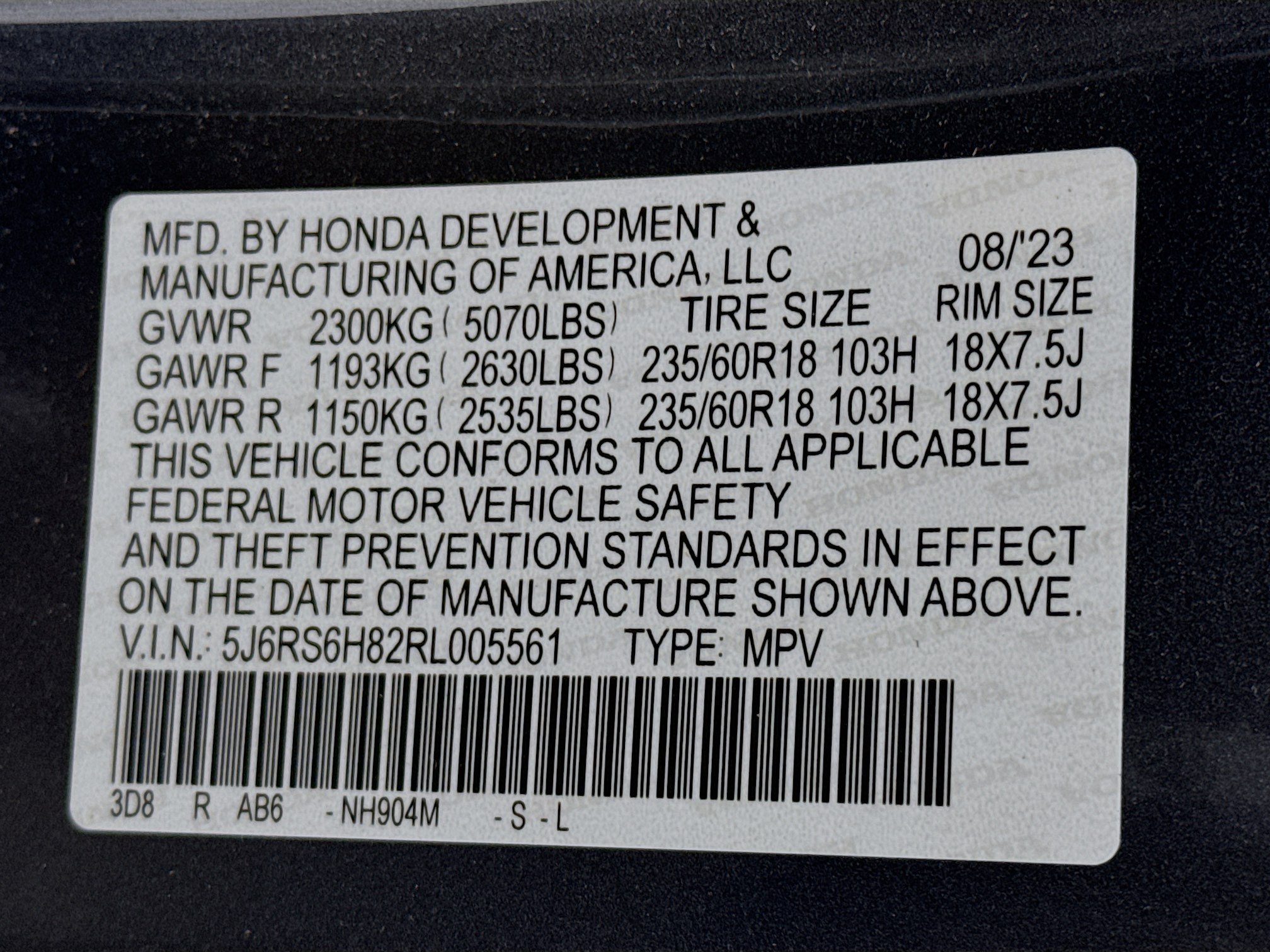 Certified 2024 Honda CR-V Sport-L image 31