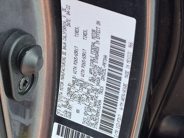Used 2022 Toyota Tacoma TRD Sport w/ Technology Package RWD image 22