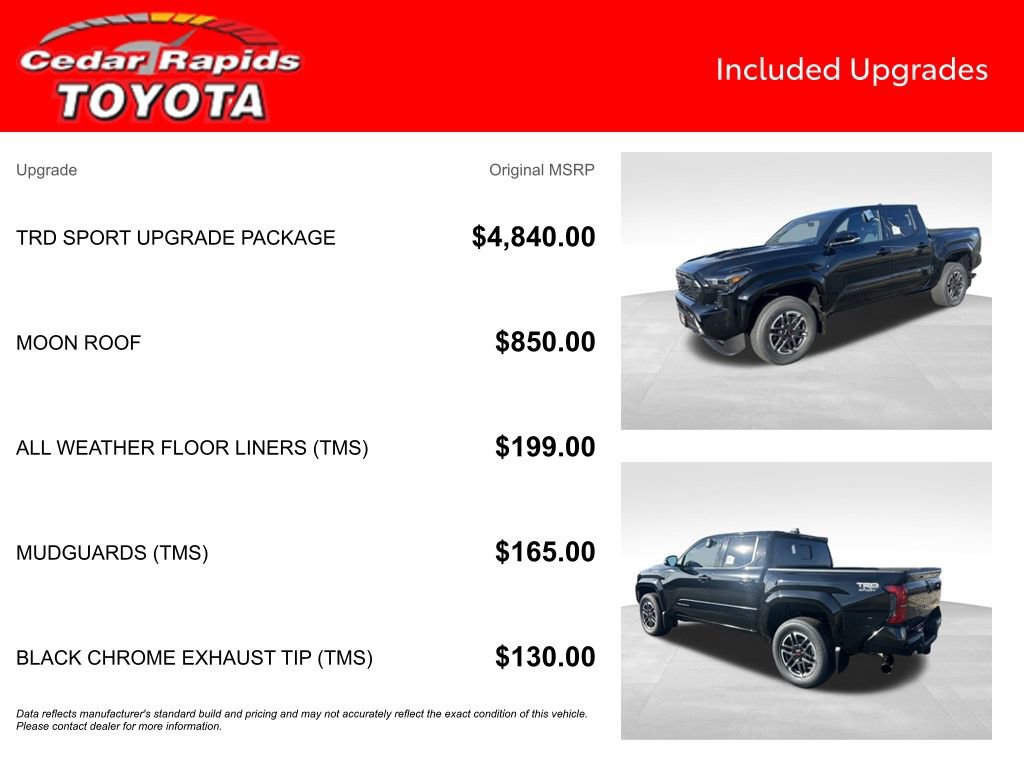 New 2026 Toyota Tacoma TRD Sport w/ TRD Sport Upgrade Package image 6