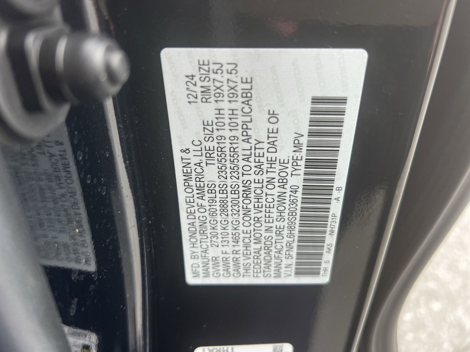 Used 2025 Honda Odyssey Touring image 28