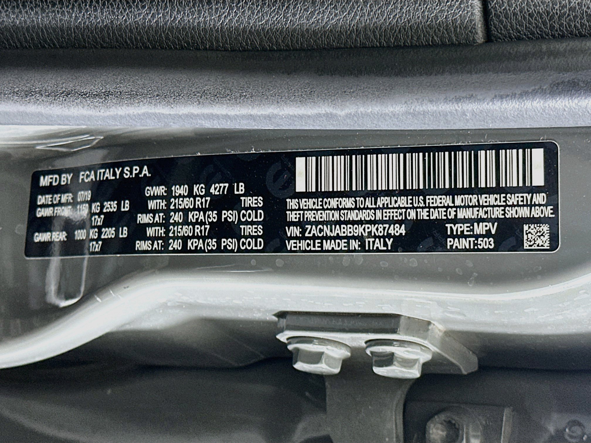 Used 2019 Jeep Renegade Latitude w/ Cold Weather Group FWD image 12