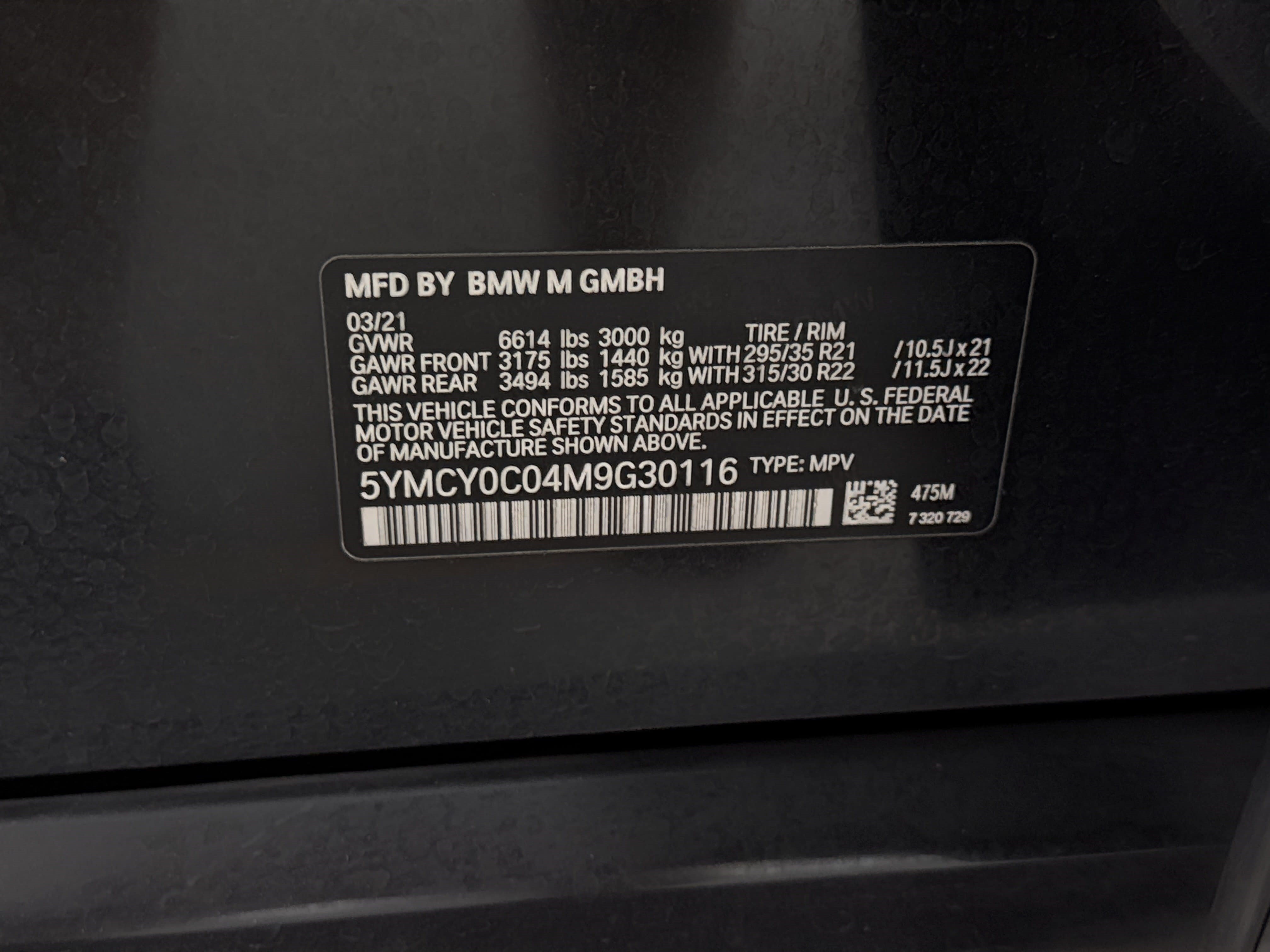 Used 2021 BMW X6 M w/ Competition Package AWD/4WD image 27
