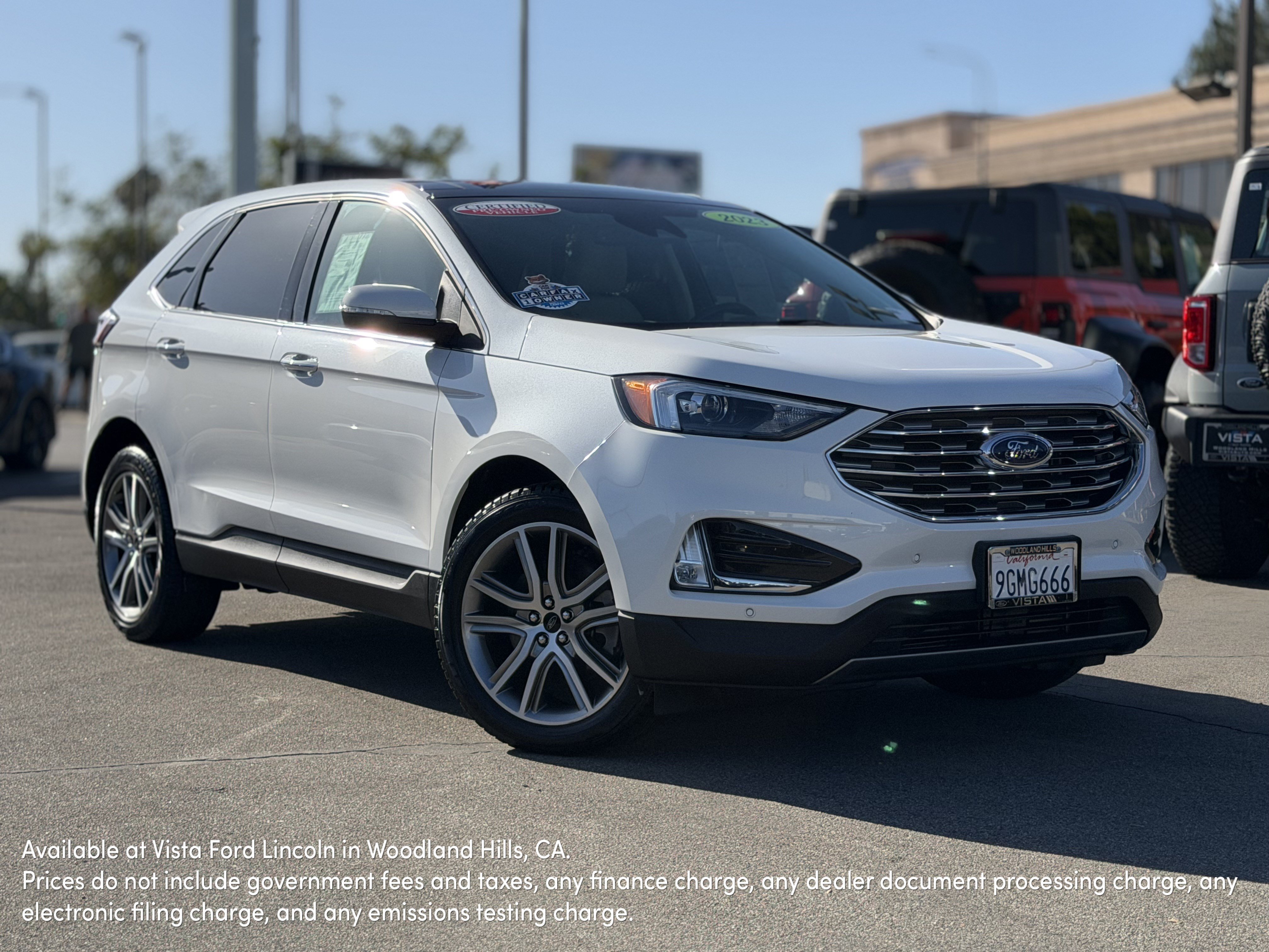 Certified 2023 Ford Edge Titanium w/ Class II Trailer Tow Package