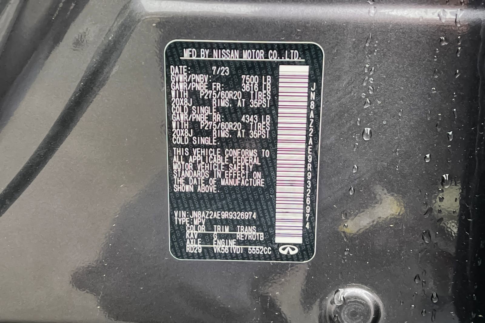 Used 2024 INFINITI QX80 Luxe image 41