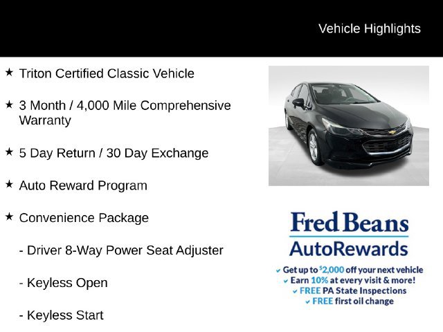 Used 2018 Chevrolet Cruze LT w/ Convenience Package FWD image 5